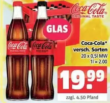 Coca Cola - Coca-Cola versch. Sorten