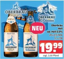 Oberbräu Hell 0.0% Hell