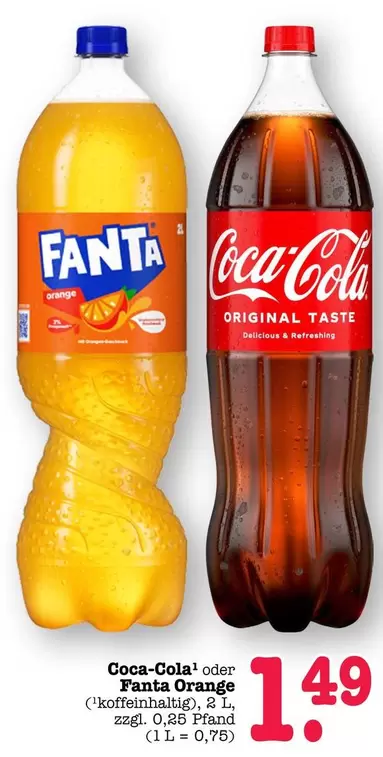 Coca Cola - Coca-Cola oder Fanta Orange