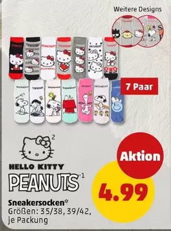 Hello Kitty - Sneakersocken