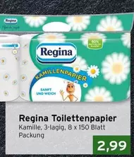 Toilettenpapier Kamille, 3-lagig, 8 x 150 Blatt