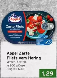 Zarte Filets vom Hering in Tomaten-Creme