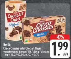 Nestlé - Choco Crossies oder ChocLait Chips