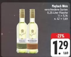 Maybach Wein verschiedene Sorten
