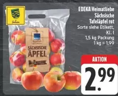 Sächsische Tafeläpfel rot