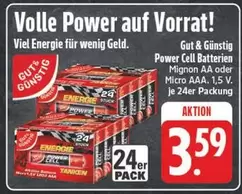Power Cell Batterien Mignon AA oder Micro AAA