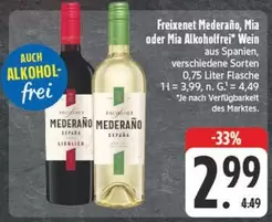 Freixenet -  Mederaño, Mia oder Mia Alkoholfrei* Wein