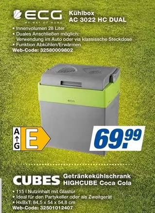 Ideal - Kühlbox AC 3022 HC DUAL