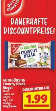 Crunchy Break Riegel