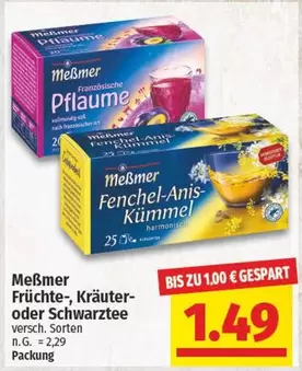 Früchte-, Kräuter- oder Schwarztee