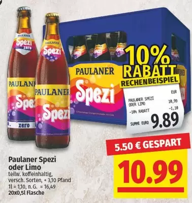Paulaner - Spezi oder Limo
