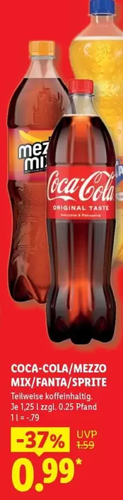 Coca Cola - COCA-COLA/MEZZO MIX/FANTA/SPRITE