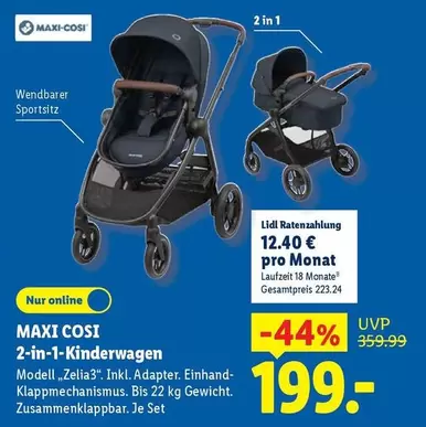2-in-1-Kinderwagen