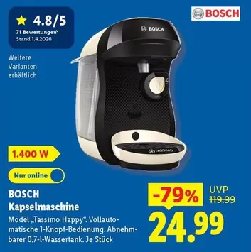 Bosch - Kapselmaschine
