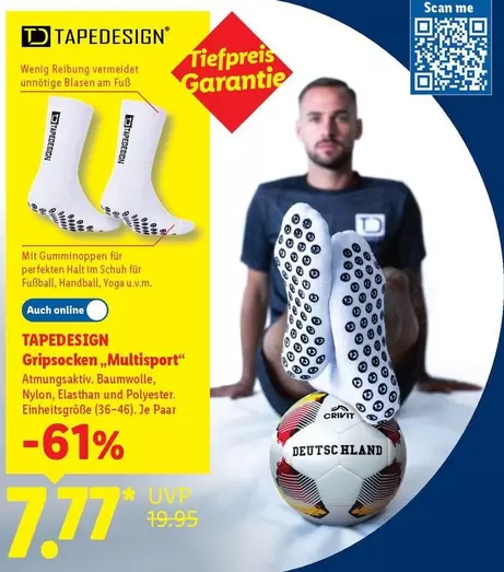Nylon - Gripsocken "Multisport"