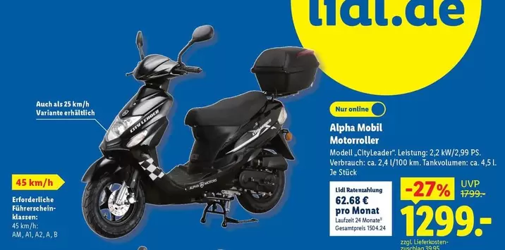 Alpha - Mobil Motorroller