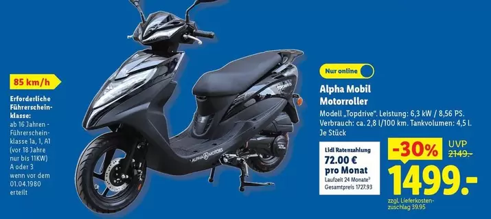 Alpha - Mobil Motorroller