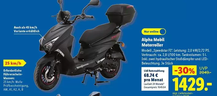 Alpha - Mobil Motorroller