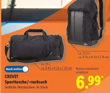Sporttasche/Rucksack