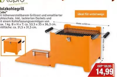 Cube - Holzkohlegrill ""