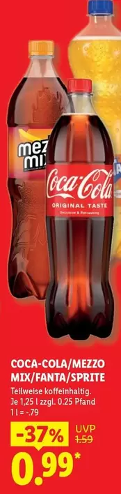 Coca Cola - COCA-COLA/MEZZO MIX/FANTA/SPRITE