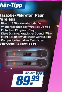 Karaoke-Mikrofon Paar Wireless