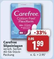 Carefree - Slipeinlagen