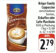 Cappuccino, Eiskaffee oder Latte Macchiato