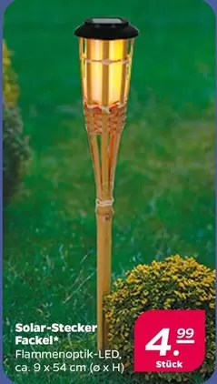 Solar-Stecker Fackel