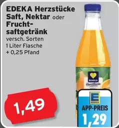 Saft, Nektar oder Frucht-saftgetränk