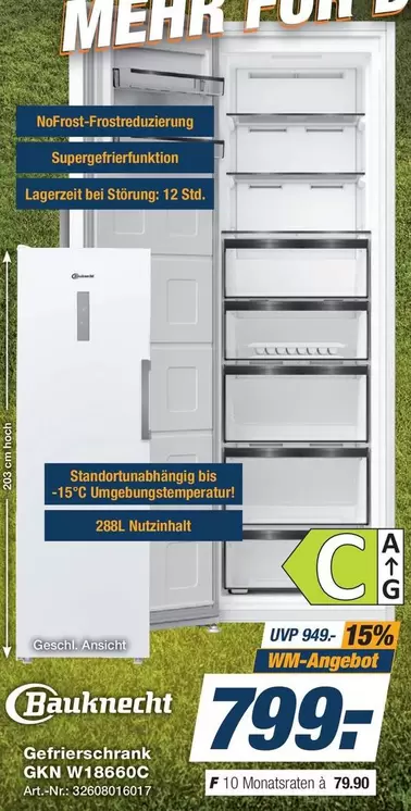 Gefrierschrank GKN W1860CC