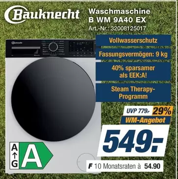 Steam - Waschmaschine B WM 9A40 EX