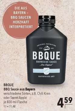 Apple - BBQ Sauce aus Bayern
