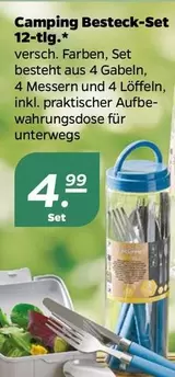 Camping Besteck-Set 12-tlg.