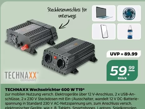 Wechselrichter 600 W T19