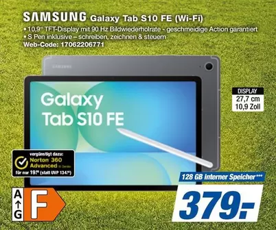 Samsung - Galaxy Tab S10 FE (Wi-Fi)