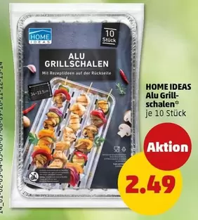 Alu Grillschalen