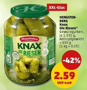 Berg - KNAX Die Riesen Gewürzgurken