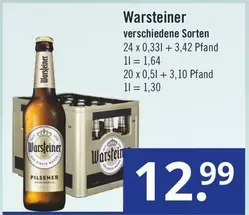 Warsteiner - verschiedene Sorten