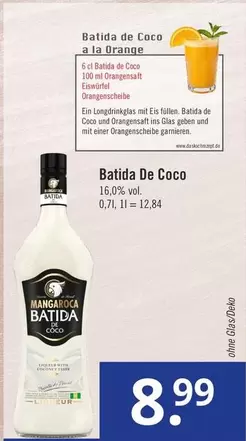 Orange - Batida de Coco a la