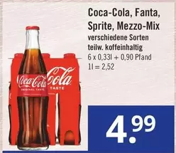 Coca Cola - Coca-Cola, Fanta, Sprite, Mezzo-Mix