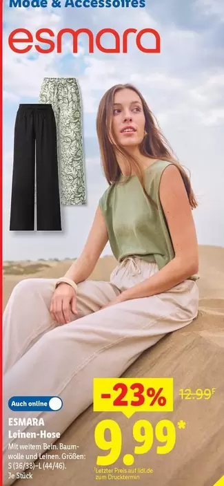 Leinen-Hose