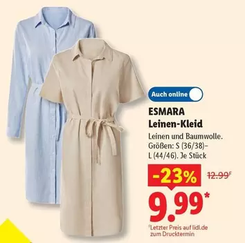 Leinen-Kleid