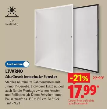 Ideal - Alu-Insektenschutz-Fenster