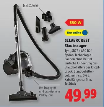 Staubsauger Typ SBZBK 850 B2