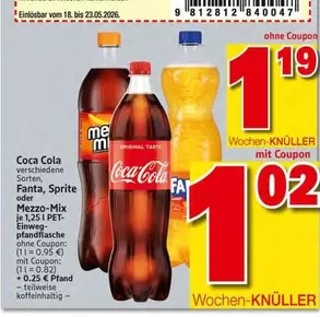 Coca Cola - Coca-Cola, Fanta, Sprite, Mezzo-Mix
