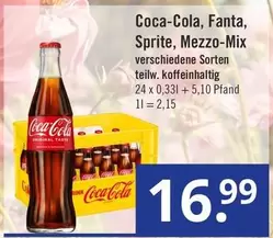 Coca Cola - Coca-Cola, Fanta, Sprite, Mezzo-Mix