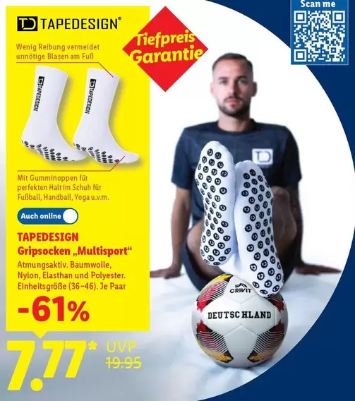 Nylon - Gripsocken "Multisport"