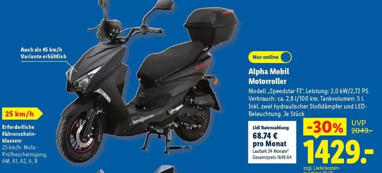Alpha - Mobil Motorroller