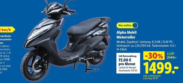 Alpha - Mobil Motorroller